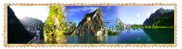 เขื่อนเชี่ยวหลาน - ทะเลหมอกและพระอาทิตย์ขึ้น เขื่อนเชี่ยวหลาน - ทะเลหมอกและพระอาทิตย์ขึ้น