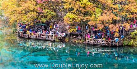 โปรแกรมทัวร์จิ่วจ้ายโกว ไม่เข้าร้านรัฐบาล Classic 7 วัน 6 คืน (TG) - ง้อไบ๊ เล่อซาน หวงหลง จิ่วจ้ายโกว