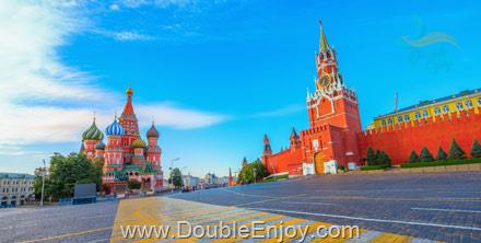 โปรแกรมทัวร์รัสเซีย มอสโคว์ เซนต์ปีเตอร์สเบิร์ก 6 วัน 4 คืน (KC)