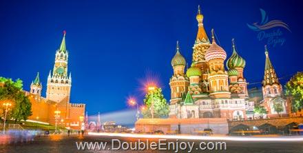 โปรแกรมทัวร์รัสเซีย มอสโคว เซนต์ปีเตอร์สเบิร์ก 7 วัน 5 คืน (TG)
