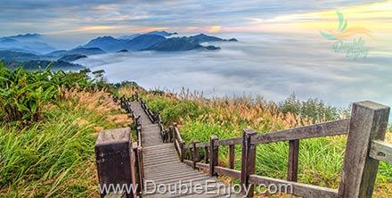 โปรแกรมทัวร์ไต้หวัน ไทจง หนานโถว ไทเป ฟาร์มแกะซิงจิ้ง นั่งกระเช้าชมวิวสุริยันจันทรา (ชมซากุระ) 4 วัน 3 คืน (CI)