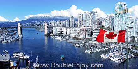 ทัวร์แกรนด์แคนาดา แวนคูเวอร์ ทะเลสาบเลคหลุยส์ ห้องพักวิวน้ำตกไนแองการ่า 12 วัน 9 คืน (CX)