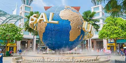 โปรแกรมทัวร์สิงคโปร์ เกาะมหาสนุกเซ็นโตซ่า ยูนิเวอร์แซล สตูดิโอ (รวมบัตรสวนสนุกและรถรับส่ง) 3 วัน 2 คืน (SQ)