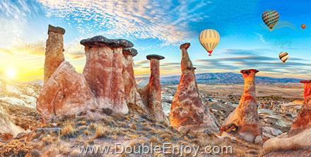 โปรแกรมทัวร์ตุรกี ตุรเคีย (อิสตันบูล อังการา คัปปาโดเกีย สวนสตรอว์เบอร์รี ปามุคคาเล่ ซานัคคาเล) 8 วัน 6 คืน (TK)