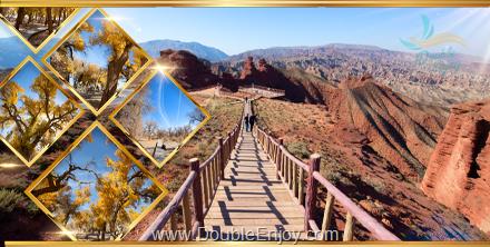 ทัวร์ป่าหูหยาง มองโกเลียใน แกรนด์แคนยอนผิงซานหู จางเย่ ตุนหวง 8 วัน 7 คืน (3U) [บินภายใน 2 เที่ยว - ไม่เข้าร้านรัฐบาล]