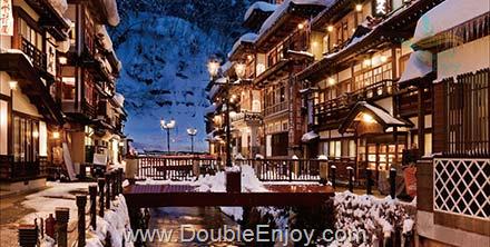 โปรแกรมทัวร์ญี่ปุ่น เซนได ฟุคุชิมะ หมู่บ้านสุดโรแมนติก GINZAN ONSEN 6 วัน 4 คืน (TG)