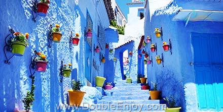 ทัวร์แกรนด์โมร็อกโก ทะเลทรายซาฮาร่า เชฟชาอูนหมู่บ้านสีน้ำเงิน 10 วัน 7 คืน (WY)