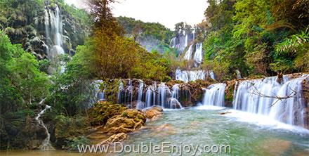 ทัวร์น้ำตกทีลอซู ควบ น้ำตกทีลอเล อ.อุ้มผาง จ.ตาก 5 วัน 3 คืน (Van)